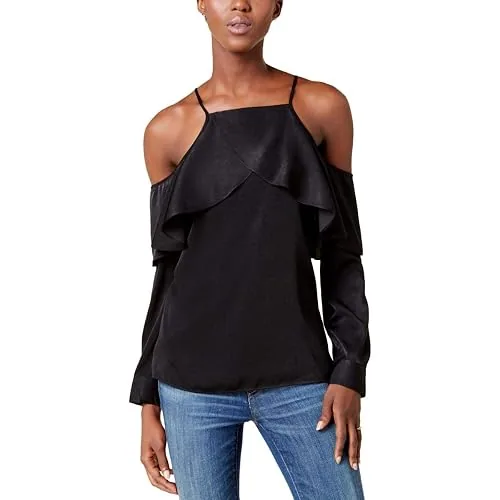 bar iii womens woven blouse